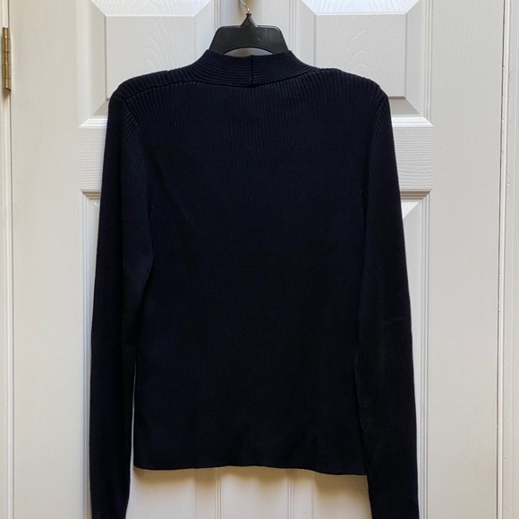 Studio 121 Black V Neck Sweater. - Picture 3 of 4